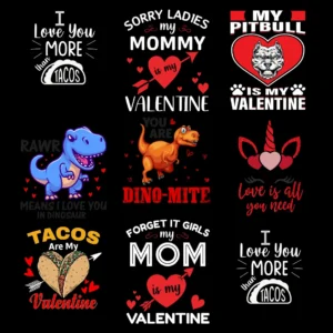 Valentine tshirt design inspiration,