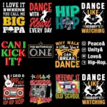 Hip Hop tshirt design