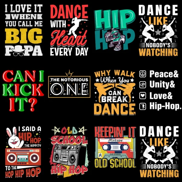 Hip Hop tshirt design