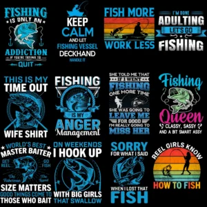 Fishing Tshirt Design