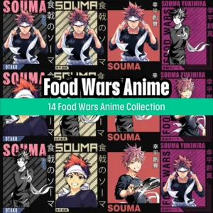 14 Food War Anime Bundle