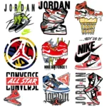 Sneakers tshirt design free download