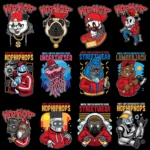 hip hop tshirt design bundle free download