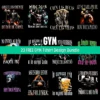 free gym tshirt design bundle