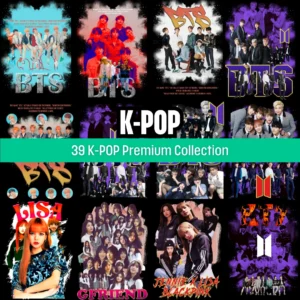 KPOP Tshirt Design Free, BTS, Nency, Black Pink Tshrt Design