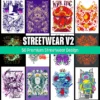 Streetwear tshirt design bundle
