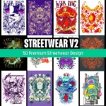 Streetwear tshirt design bundle