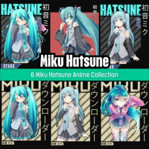 Free Miku Hatsune Anime Bundle for Tshirt Design