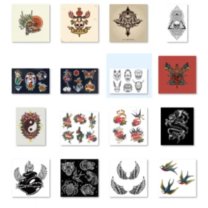 63 Free Tattoo Art Tshirt Design Bundle