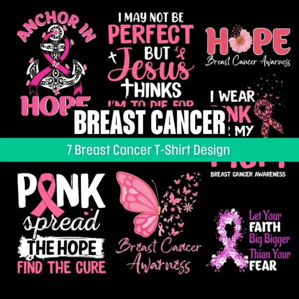 Breast cancer tshirt design