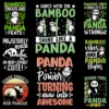 Panda tshirt design