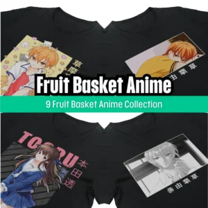 9 Fruit Basket Anime Bundle, Free Tshirt Mockup