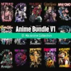 Free Anime Tshirt Design bundle Download, Anime Tshirt Design, Goku Tshirt Design