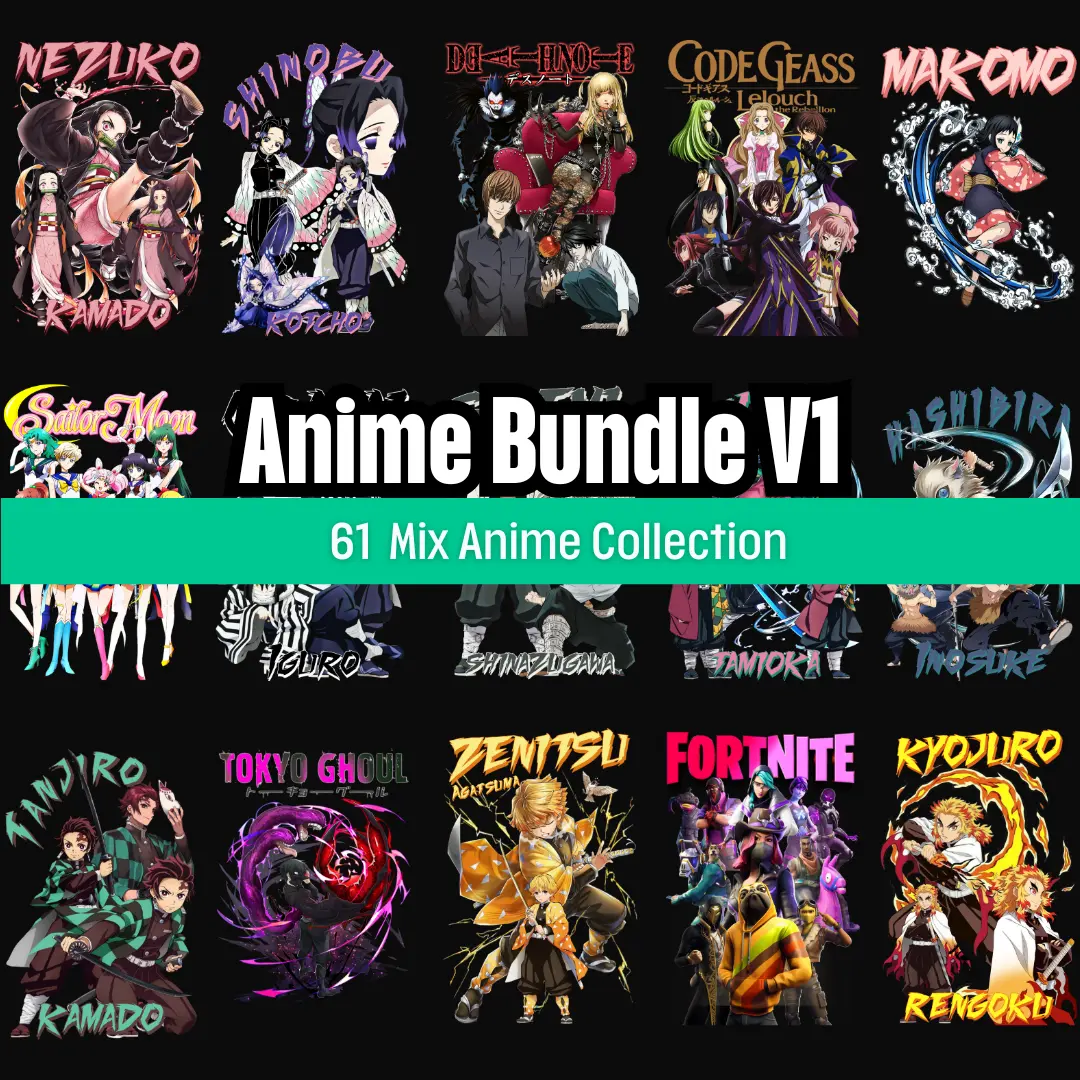 Free Anime Tshirt Design bundle Download, Anime Tshirt Design, Goku Tshirt Design