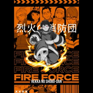 Fire force Tshirt design free