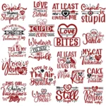 valentine tshirt design quotes